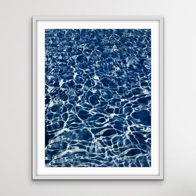 Cool Water - Blue Pool Photographic Print on Paper and Canvas - I Heart Wall Art