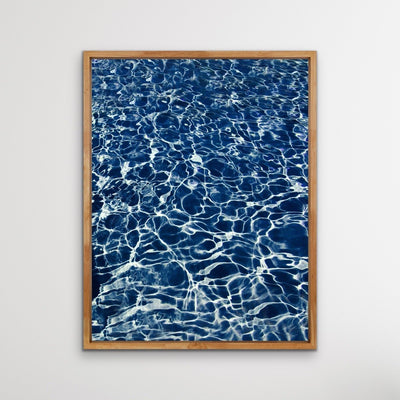Cool Water - Blue Pool Photographic Print on Paper and Canvas - I Heart Wall Art