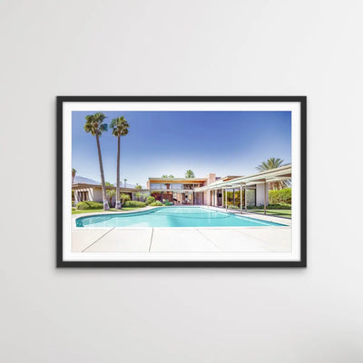 Lunch At Sinatra's House In Light Tones - Photographic Print in Mid Century Style - I Heart Wall Art