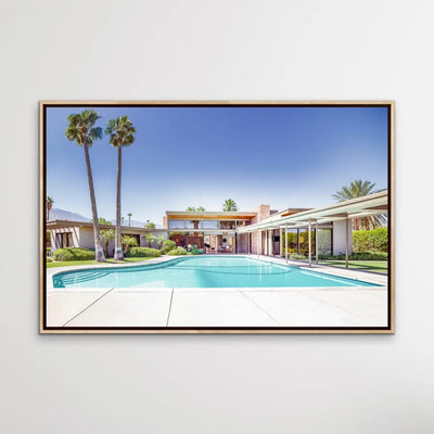 Lunch At Sinatra's House In Light Tones - Photographic Print in Mid Century Style - I Heart Wall Art