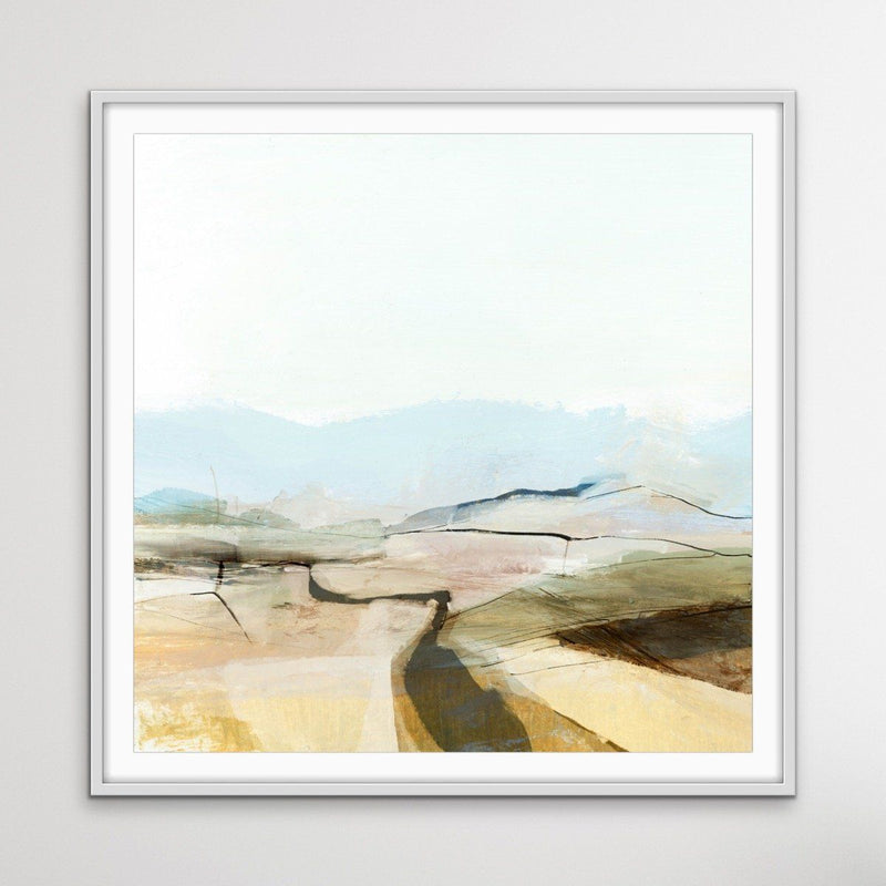 Country View - Abstract Landscape Print By Dan Hobday - I Heart Wall Art