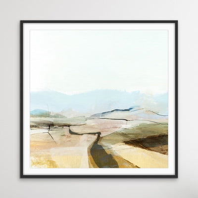 Country View - Abstract Landscape Print By Dan Hobday - I Heart Wall Art