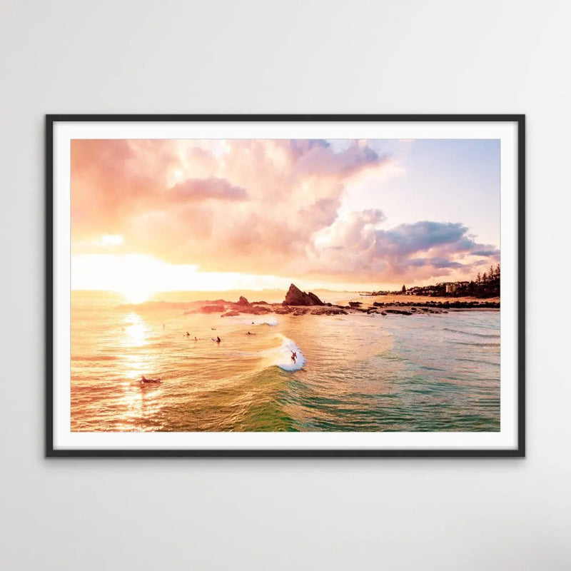 Currumbin Beach - Gold Coast Photographic Print I Heart Wall Art Australia 