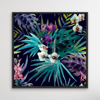 Days Of Summer - Tropical Palm Canvas Wall Art Print - I Heart Wall Art