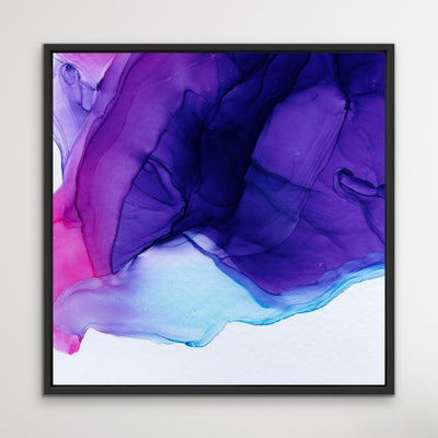 Decisions - Inkwell in Purple and Pink - Abstract Alcohol Ink Painting Wall Art Print - I Heart Wall Art