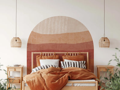 Desert Nights Boho Bedhead - Arch Shaped Wall Stickers - Removable Bedheads I Heart Wall Art 