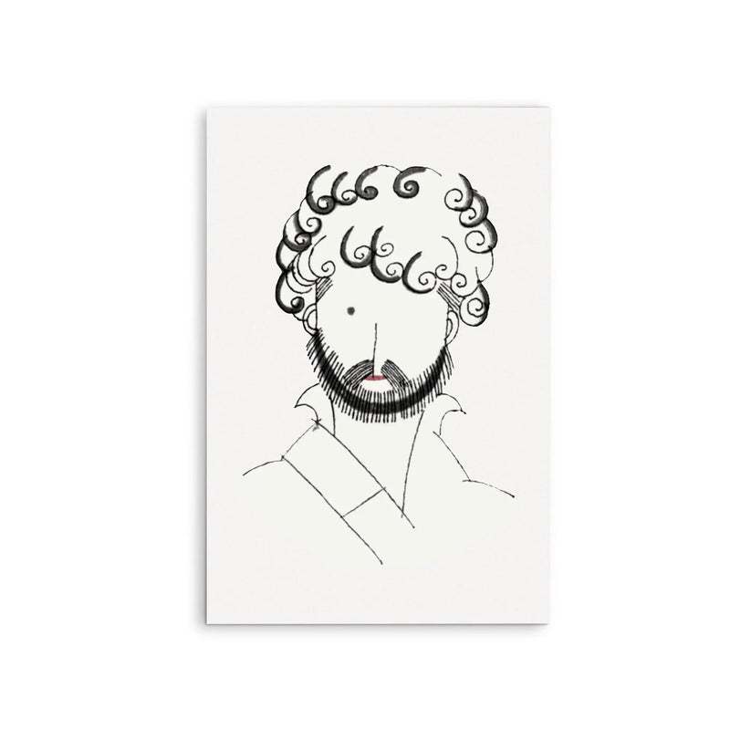 Dubbele pagina (1921) by Charles Martin- Stretched Canvas Print or Framed Fine Art Print I Heart Wall Art Australia 