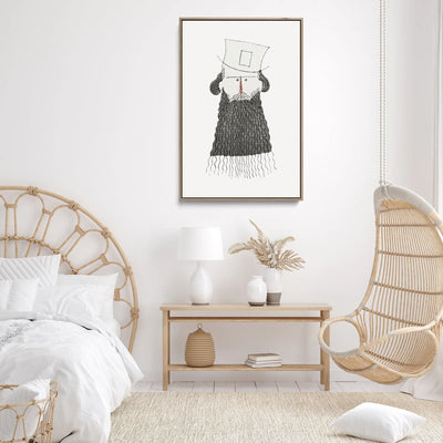 Dubbele pagina (1921) fashion plate by Charles Martin- Stretched Canvas Print or Framed Fine Art Print I Heart Wall Art Australia 