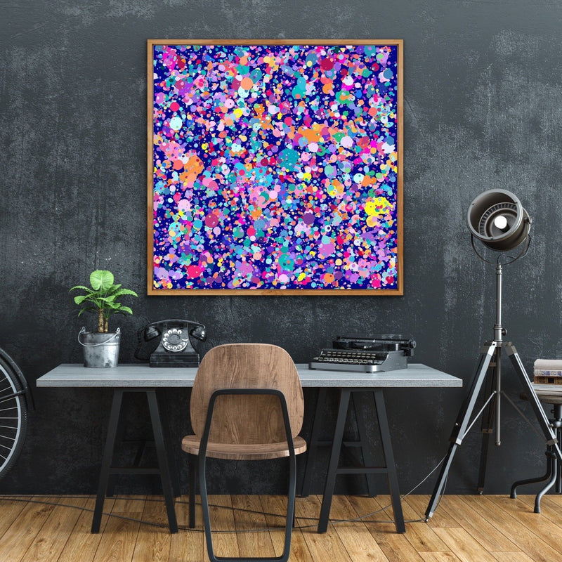 Edie Fogarty - Confetti Colourful Abstract Original Artwork Print - I Heart Wall Art