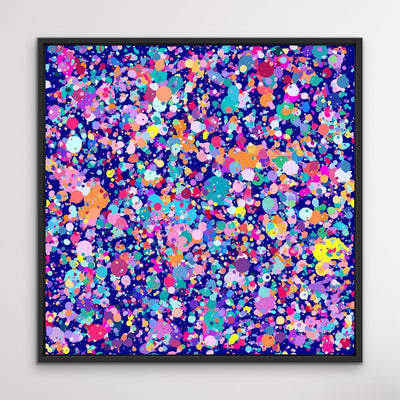Edie Fogarty - Confetti Colourful Abstract Original Artwork Print I Heart Wall Art Australia 