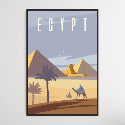 Egypt - Vintage Style Travel Print - I Heart Wall Art