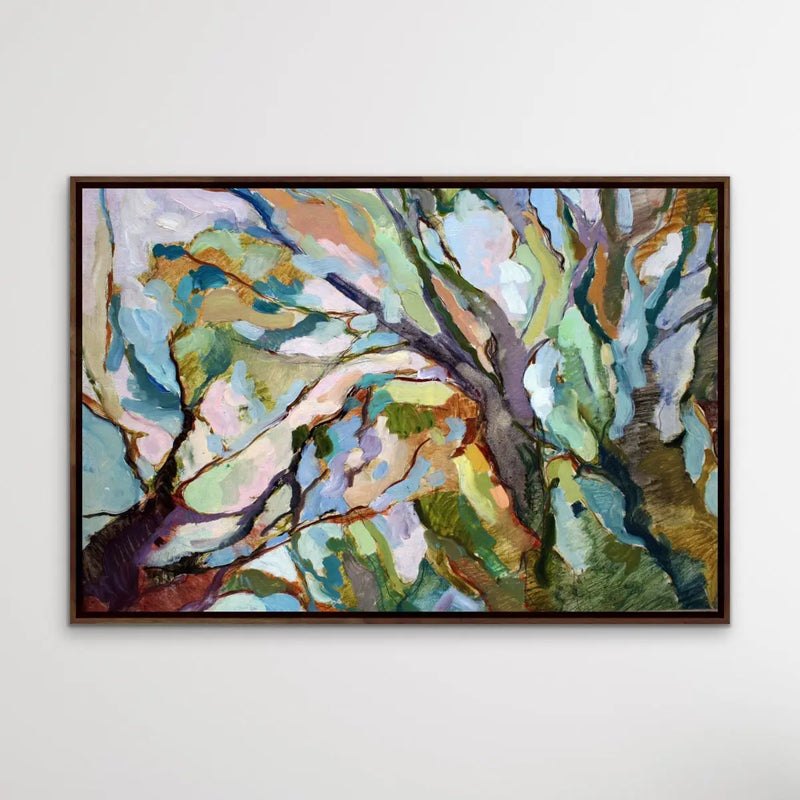 Eucalypt Forest -  Original Abstract Australian Bush Nature Painting Stretched Canvas Or Art Print - Nature Wall Art - I Heart Wall Art