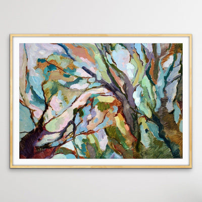 Eucalypt Forest -  Original Abstract Australian Bush Nature Painting Stretched Canvas Or Art Print - Nature Wall Art - I Heart Wall Art