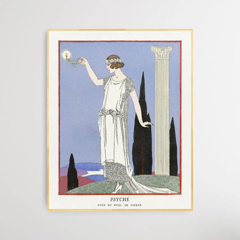 Evening Dress (1921) by George Barbier I Heart Wall Art Australia 