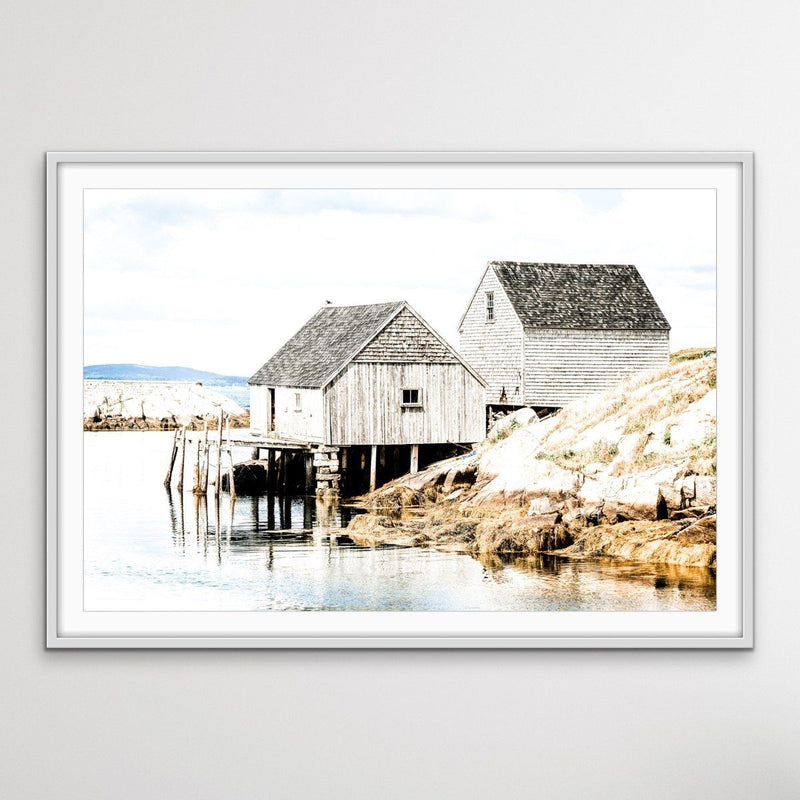 Fishing Hut - Hamptons and Coastal Style Photographic Print - I Heart Wall Art
