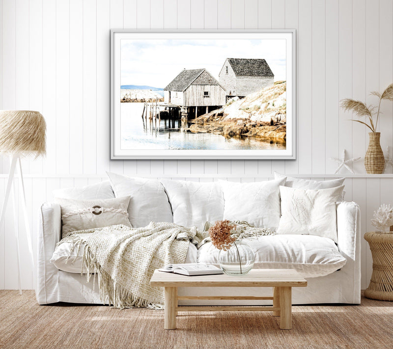 Fishing Hut - Hamptons and Coastal Style Photographic Print - I Heart Wall Art