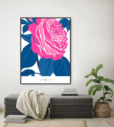 Floral Botanica Number 13 - Floral Poster Style Print Collection - I Heart Wall Art