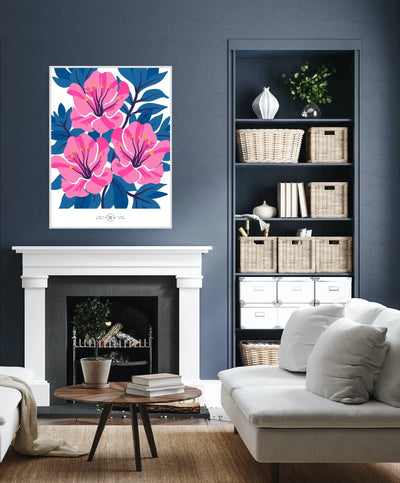 Floral Botanica Number 14 - Floral Poster Style Print Collection - I Heart Wall Art