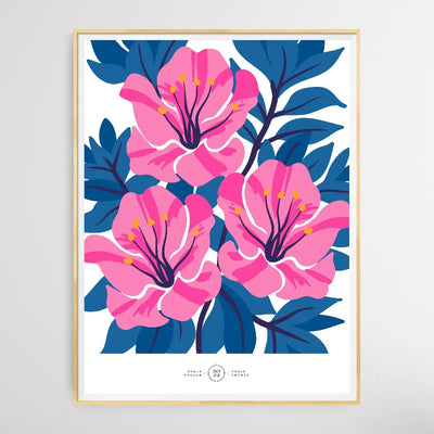 Floral Botanica Number 14 - Floral Poster Style Print Collection - I Heart Wall Art
