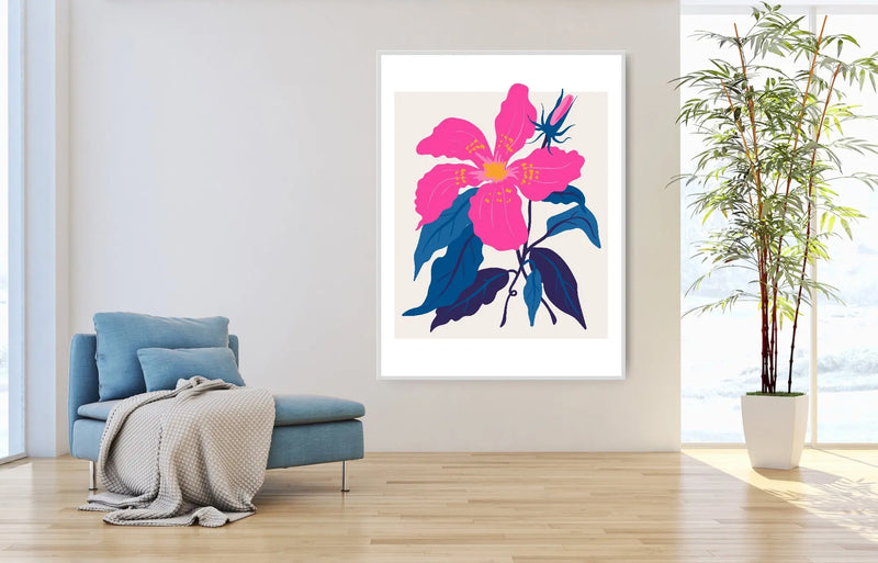 Floral Botanica Number 16 - Floral Poster Style Print Collection - I Heart Wall Art