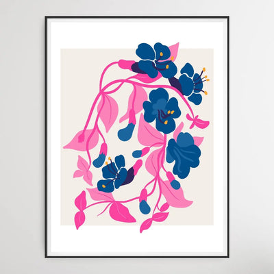 Floral Botanica Number 19 - Floral Poster Style Print Collection I Heart Wall Art Australia 