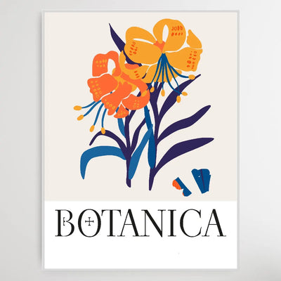 Floral Botanica Number 27 - Floral Poster Style Print Collection - I Heart Wall Art