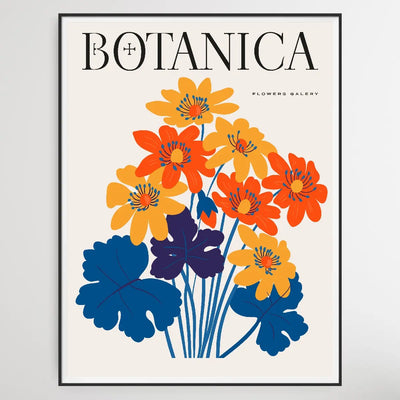 Floral Botanica Number 4 - Floral Poster Style Print Collection I Heart Wall Art Australia 