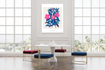Floral Botanica Number 7 - Floral Poster Style Print Collection - I Heart Wall Art