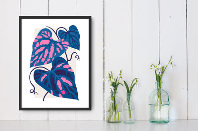 Floral Botanica Number 2 - Floral Poster Style Print Collection - I Heart Wall Art