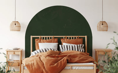 Forest Green Boho Bedhead Decal - Premium Quality Reusable Wall Sticker I Heart Wall Art 