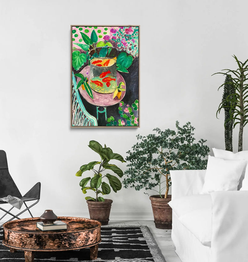 Goldfish by Henri Matisse - Stretched Canvas Print or Framed Fine Art Print - Artwork I Heart Wall Art Australia 