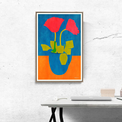 Good Morning, My Love by Bo Anderson - Stretched Canvas Print or Framed Fine Art Print - Artwork I Heart Wall Art Australia 