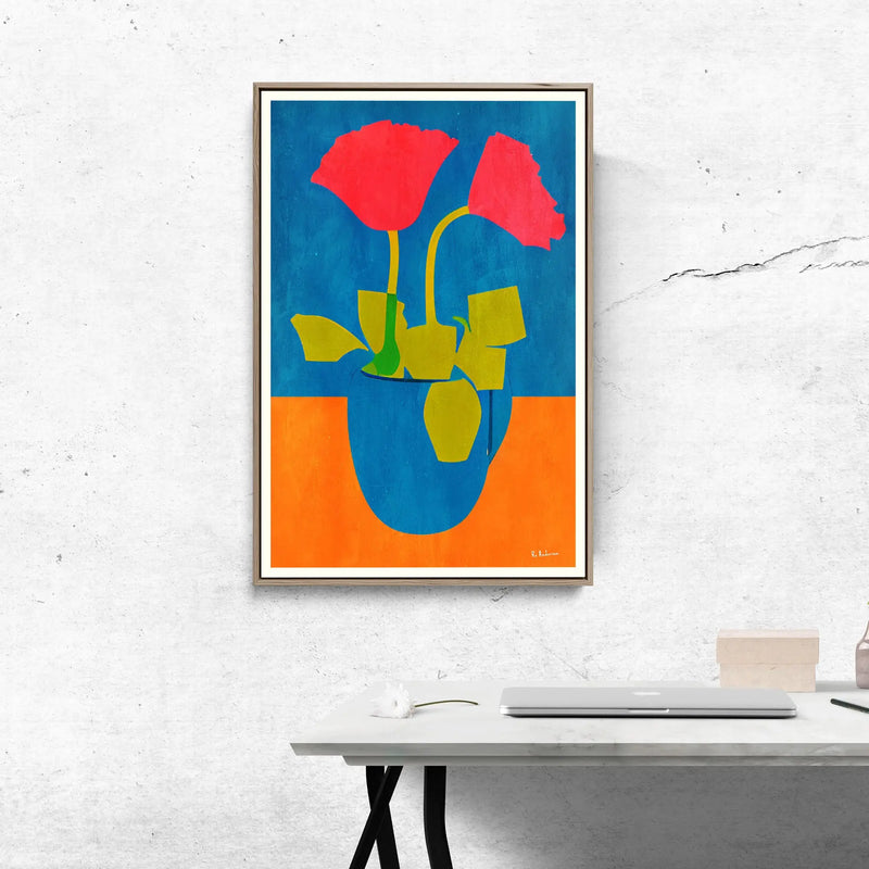 Good Morning, My Love by Bo Anderson - Stretched Canvas Print or Framed Fine Art Print - Artwork I Heart Wall Art Australia 