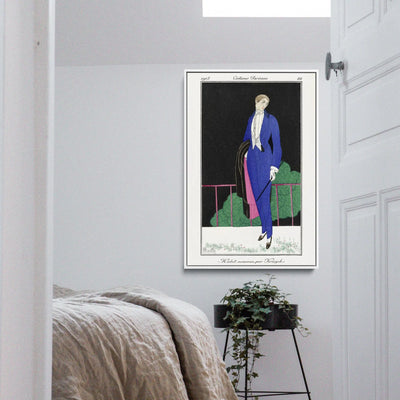 Habit nouveau par Kriegck (1913) by Charles Martin - Stretched Canvas Print or Framed Fine Art Print - Artwork I Heart Wall Art Australia 