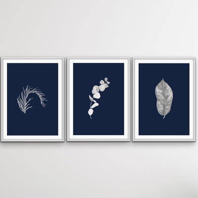Hamptons Garden - Three Piece Art Print Set Triptych - I Heart Wall Art