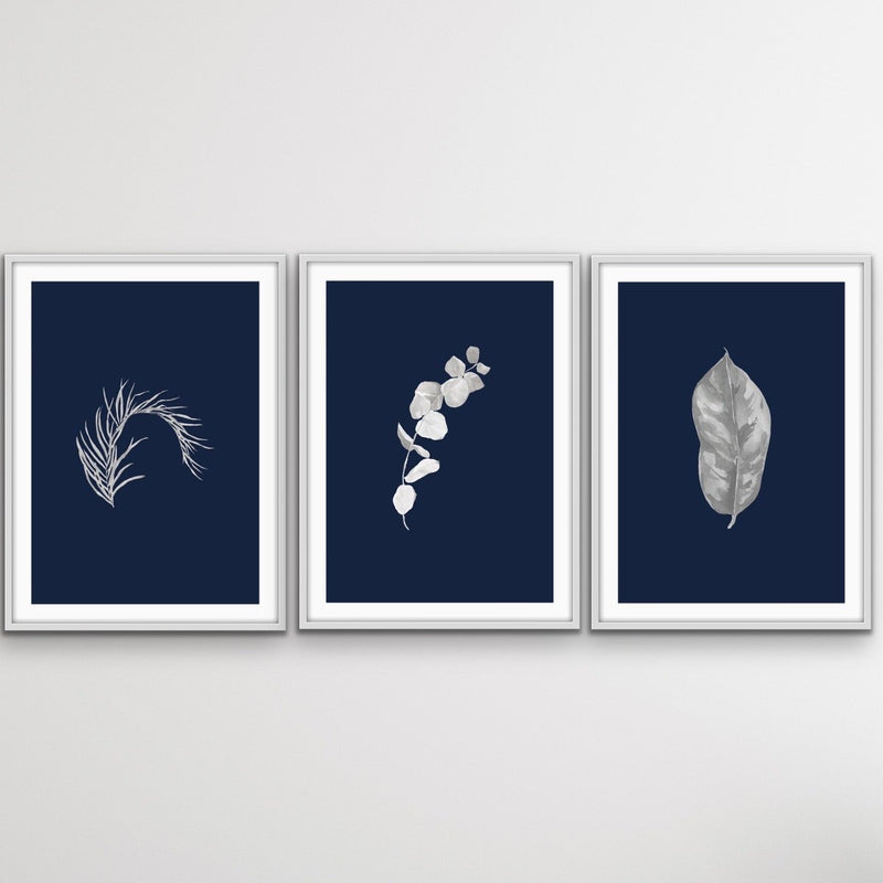 Hamptons Garden - Three Piece Art Print Set Triptych - I Heart Wall Art
