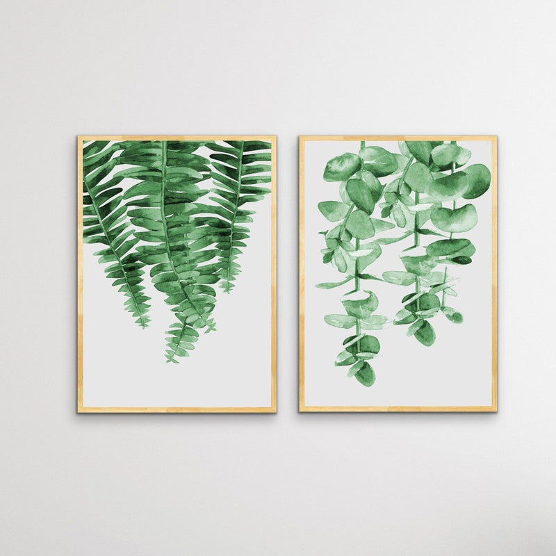 Hanging Gardens Two Piece Print Set Diptych - I Heart Wall Art