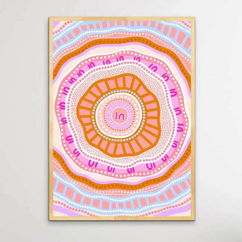 Indigenous Female Self System - Print Of Artwork by Leah Cummins - I Heart Wall Art