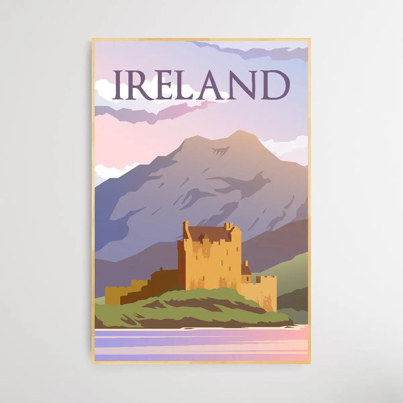 Ireland - Vintage Style Travel Print - I Heart Wall Art