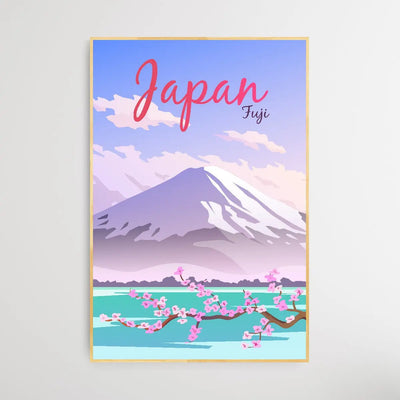 Japan - Vintage Style Travel Print - I Heart Wall Art