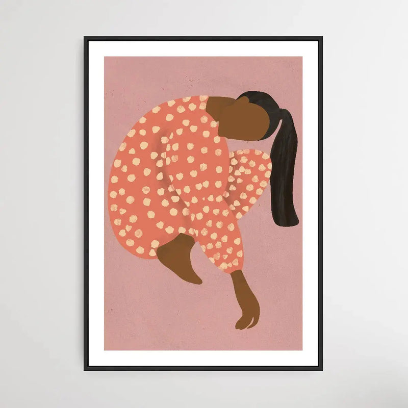 Jasmine on Pink I Heart Wall Art Australia 