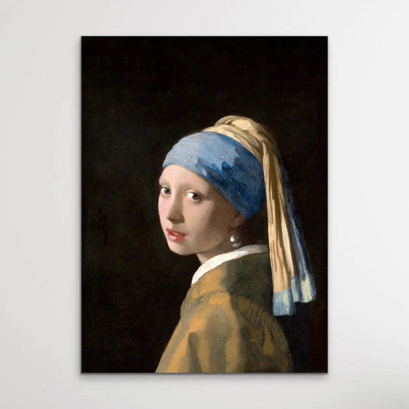 Johannes Vermeer’s Girl with a Pearl Earring (c1665) - Adapted Print of Original Painting - I Heart Wall Art