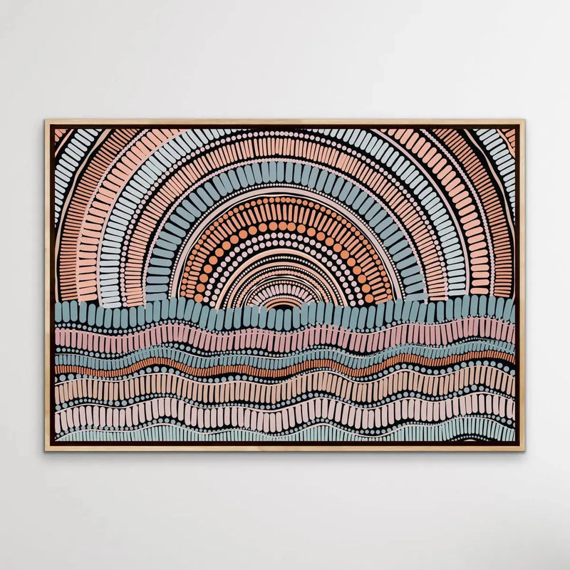 Kaampa Edition Three - Original - Aboriginal Art Print by Leah Cummins I Heart Wall Art Australia 