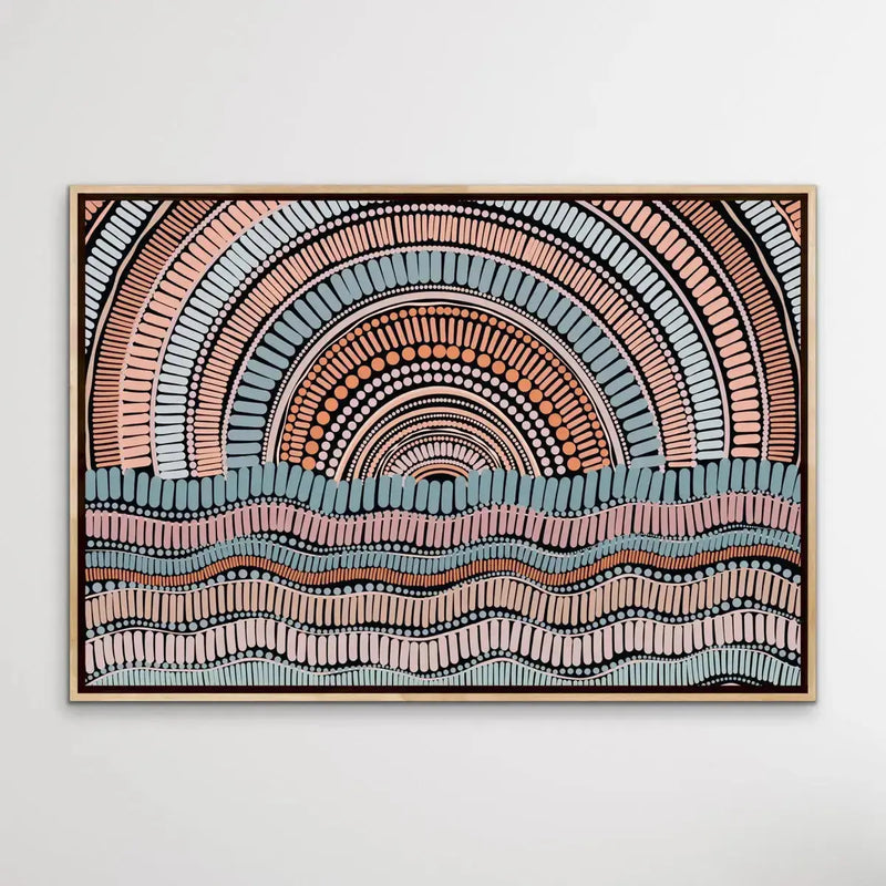 Kaampa Edition Three - Original - Aboriginal Art Print by Leah Cummins - I Heart Wall Art