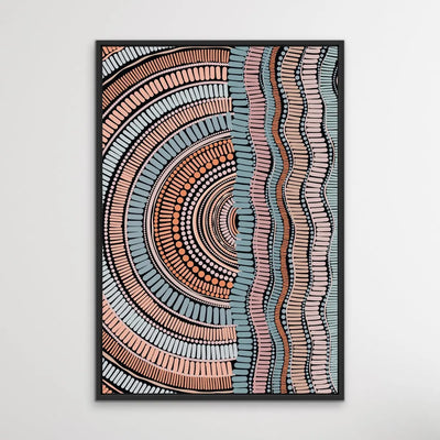 Kaampa Edition Two- Original - Aboriginal Art Print by Leah Cummins - I Heart Wall Art