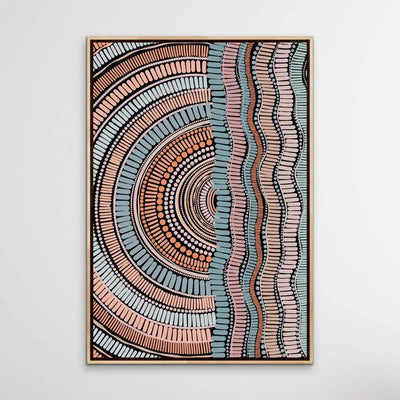Kaampa Edition Two- Original - Aboriginal Art Print by Leah Cummins I Heart Wall Art Australia 