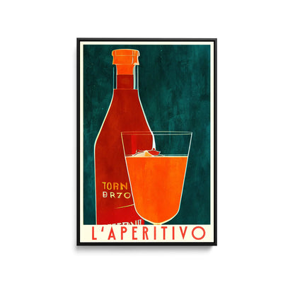 L'aperitivo by Bo Anderson - Stretched Canvas Print or Framed Fine Art Print - Artwork I Heart Wall Art Australia 