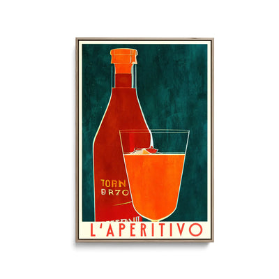 L'aperitivo by Bo Anderson - Stretched Canvas Print or Framed Fine Art Print - Artwork I Heart Wall Art Australia 