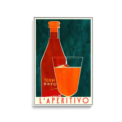 L'aperitivo by Bo Anderson - Stretched Canvas Print or Framed Fine Art Print - Artwork I Heart Wall Art Australia 