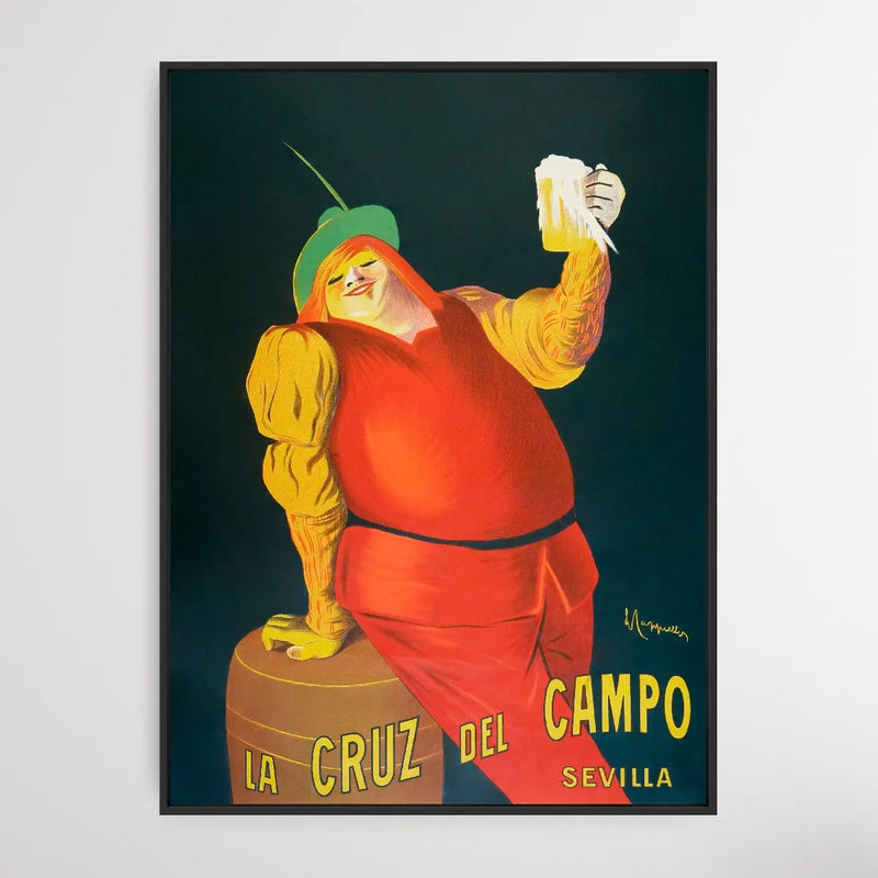 La Cruz del Campo beers (1906) by Leonetto Cappiello I Heart Wall Art Australia 
